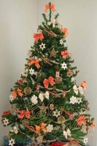 deco sapin orange